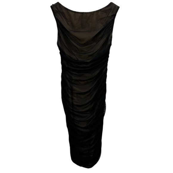 Norma Kamali Tara Ruched Sheath Dress - Picture 4 of 7